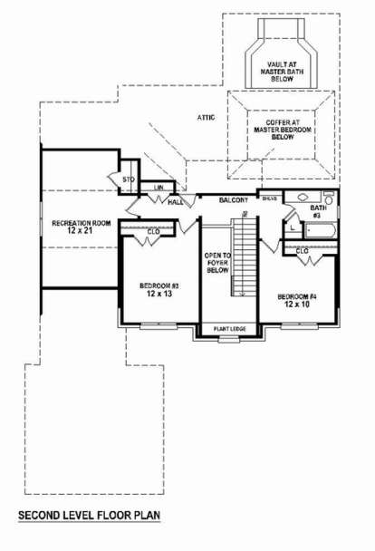 Floorplan 2 for House Plan #053-02355