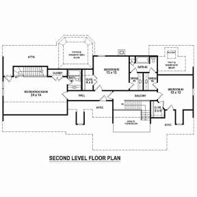 Floorplan 2 for House Plan #053-02356