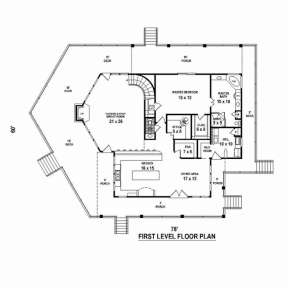 Floorplan 1 for House Plan #053-02361
