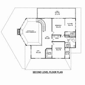 Floorplan 2 for House Plan #053-02361