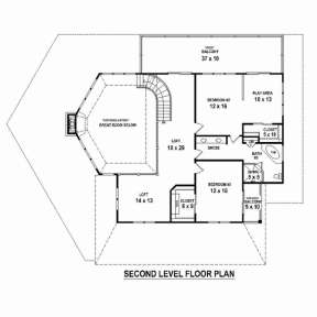 Floorplan 2 for House Plan #053-02362