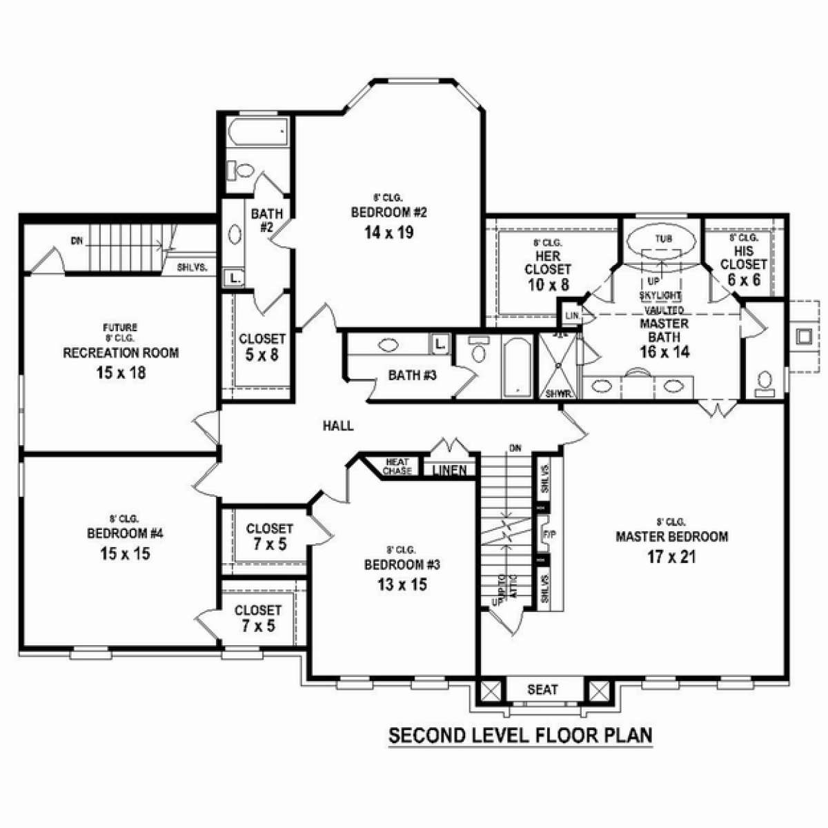 Floorplan 2 for House Plan #053-02363