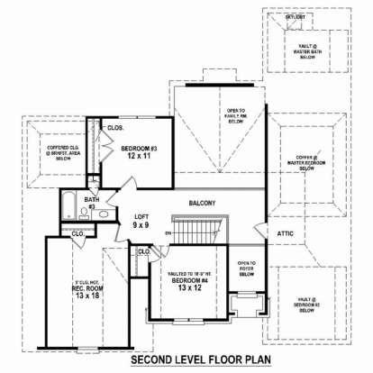 Floorplan 2 for House Plan #053-02366