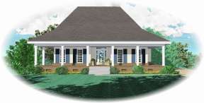 Country House Plan #053-02373 Elevation Photo