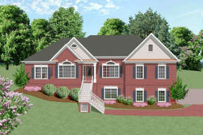 Ranch House Plan #036-00092 Elevation Photo