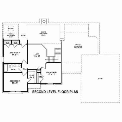 Floorplan 2 for House Plan #053-02375
