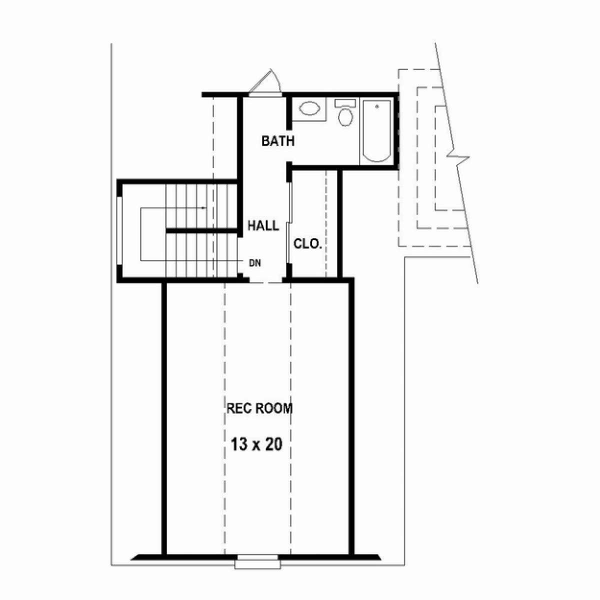 Floorplan 2 for House Plan #053-02382