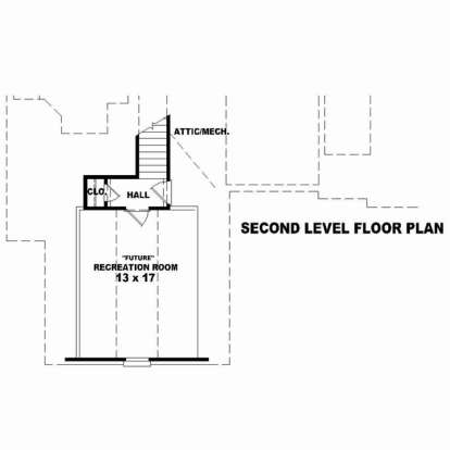 Floorplan 2 for House Plan #053-02392