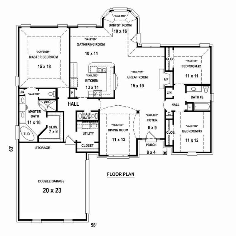 House Plan House Plan #10699 Drawing 1