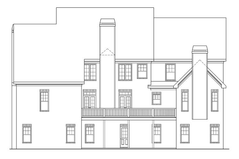 Traditional House Plan #009-00090 Elevation Photo