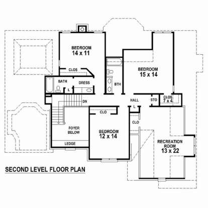 Floorplan 2 for House Plan #053-02402