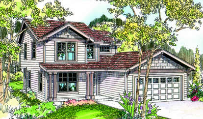 Traditional House Plan #035-00321 Elevation Photo