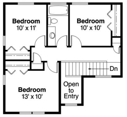 Floorplan 2 for House Plan #035-00321