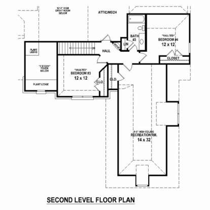 Floorplan 2 for House Plan #053-02422