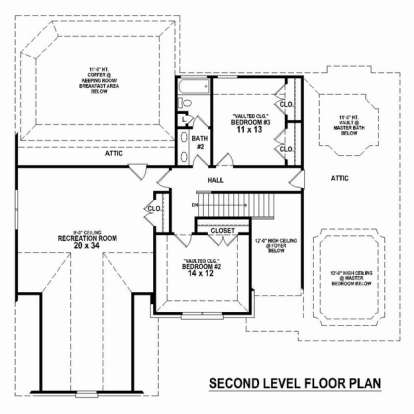 Floorplan 2 for House Plan #053-02423