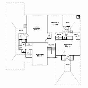 Floorplan 2 for House Plan #053-02432