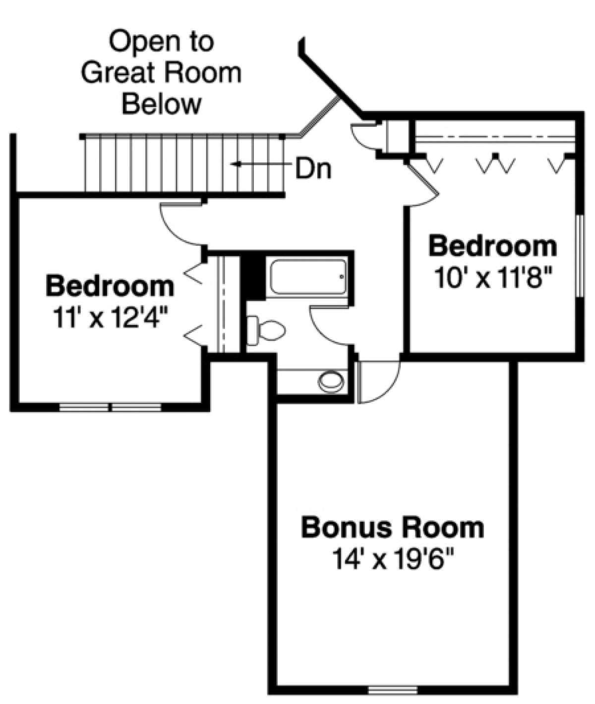 Floorplan 2 for House Plan #035-00324