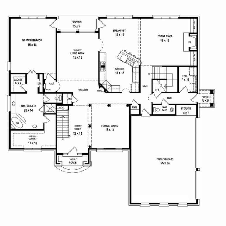 House Plan House Plan #10751 Drawing 1