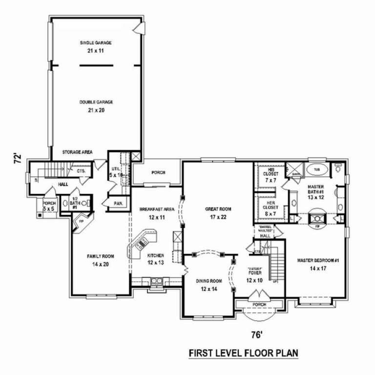 House Plan House Plan #10752 Drawing 1