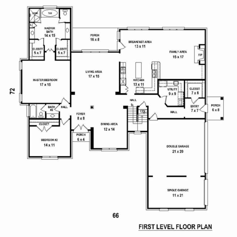 House Plan House Plan #10758 Drawing 1