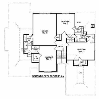 Floorplan 2 for House Plan #053-02454