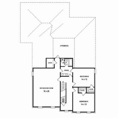 Floorplan 2 for House Plan #053-02456