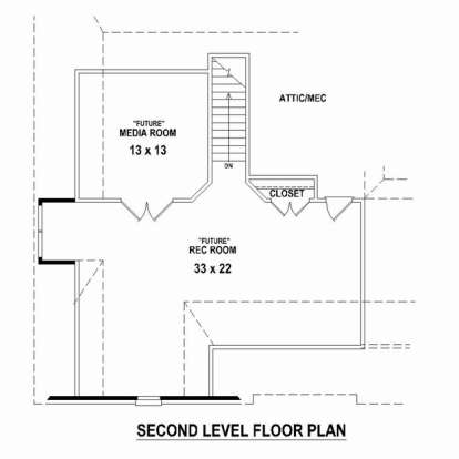 Floorplan 2 for House Plan #053-02459
