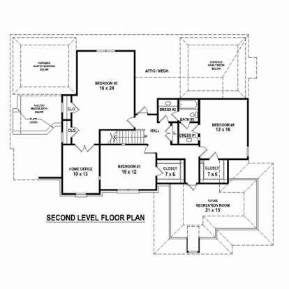 Floorplan 2 for House Plan #053-02464
