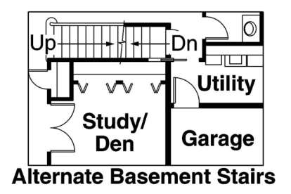 Alt Basement for House Plan #035-00326