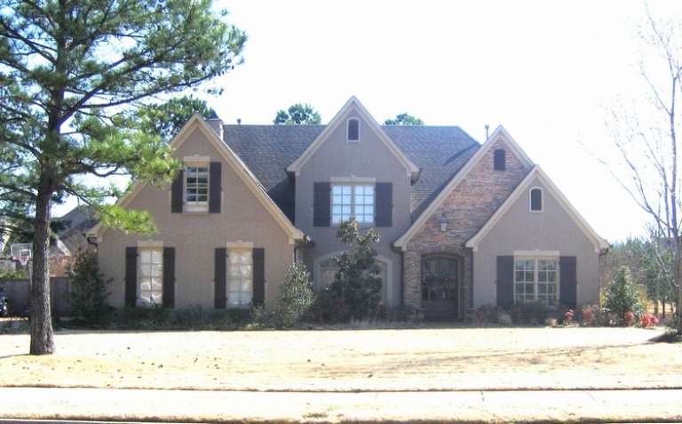 French Country House Plan #053-02467 Elevation Photo