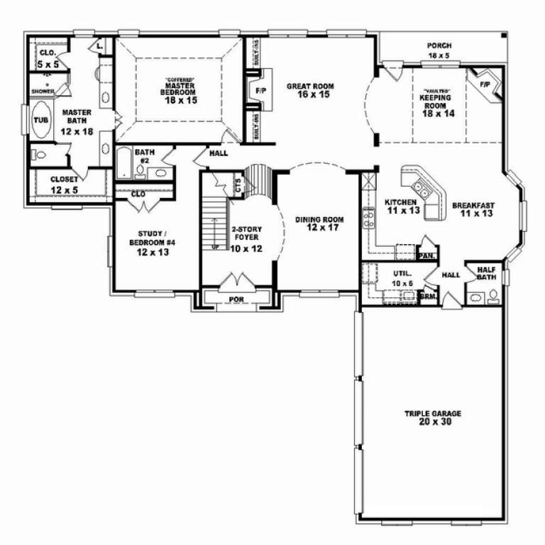 House Plan House Plan #10775 Drawing 1