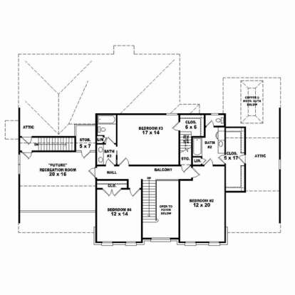 Floorplan 2 for House Plan #053-02474