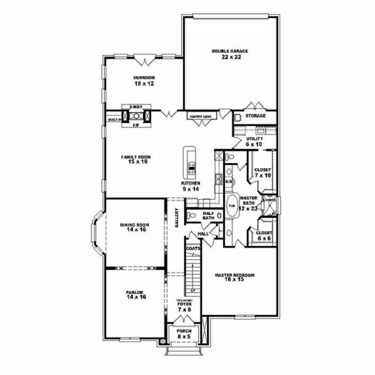 House Plan House Plan #10789 Drawing 1