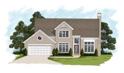 4 Bed, 2 Bath, 2292 Square Foot House Plan - #036-00096