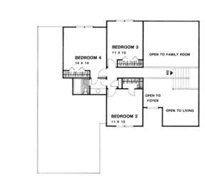 Second Floor for House Plan #036-00096