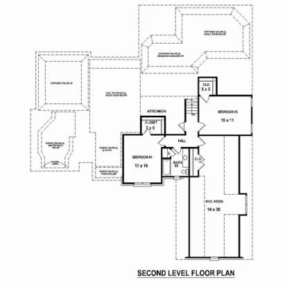 Floorplan 2 for House Plan #053-02495