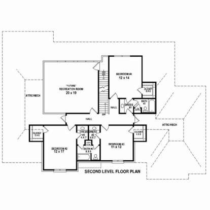 Floorplan 2 for House Plan #053-02503