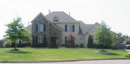 French Country House Plan #053-02504 Elevation Photo