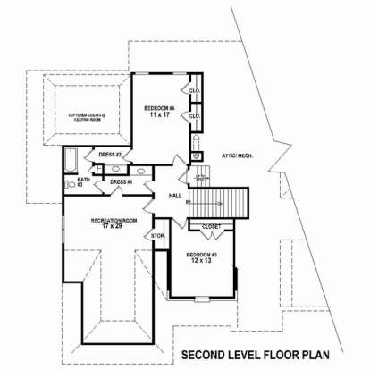 Floorplan 2 for House Plan #053-02506
