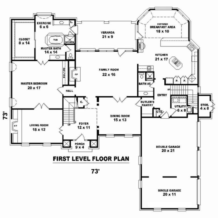 House Plan House Plan #10814 Drawing 1