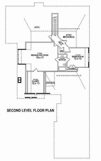 Floorplan 2 for House Plan #053-02510