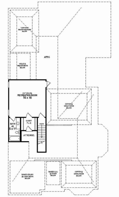 Floorplan 2 for House Plan #053-02515