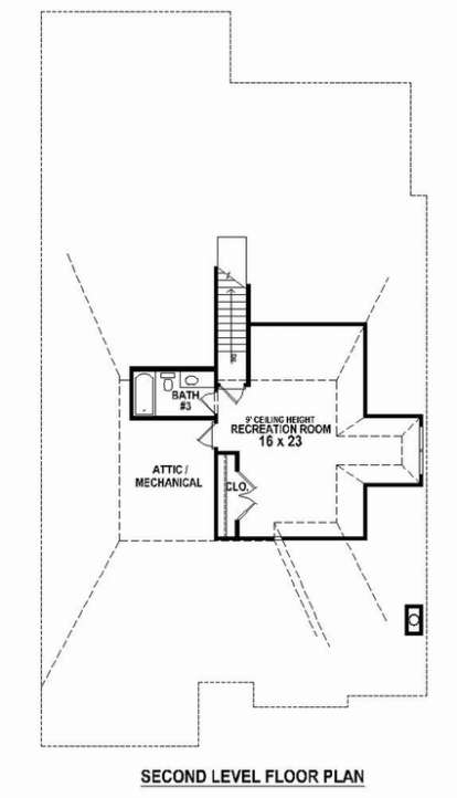 Floorplan 2 for House Plan #053-02516
