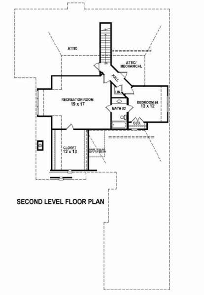 Floorplan 2 for House Plan #053-02518