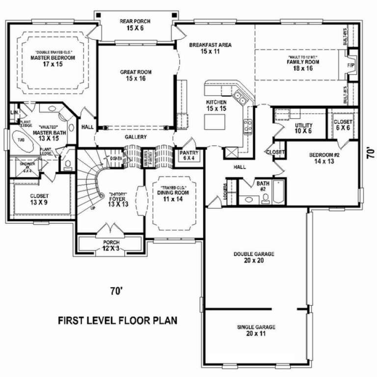 House Plan House Plan #10839 Drawing 1