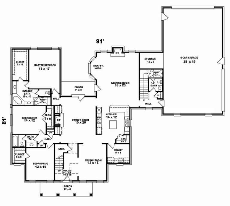 House Plan House Plan #10850 Drawing 1