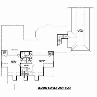 Floorplan 2 for House Plan #053-02545