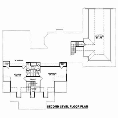Floorplan 2 for House Plan #053-02547