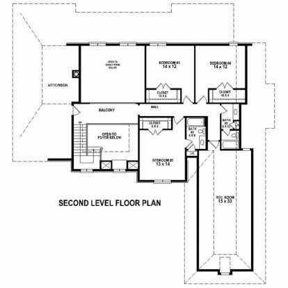 Floorplan 2 for House Plan #053-02551