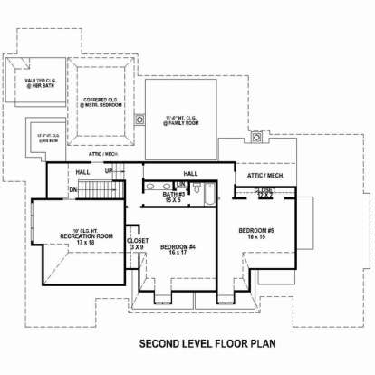 Floorplan 2 for House Plan #053-02556